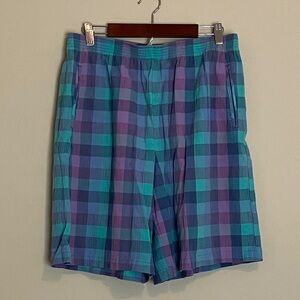 Koret City Blues Petites Plaid Shorts